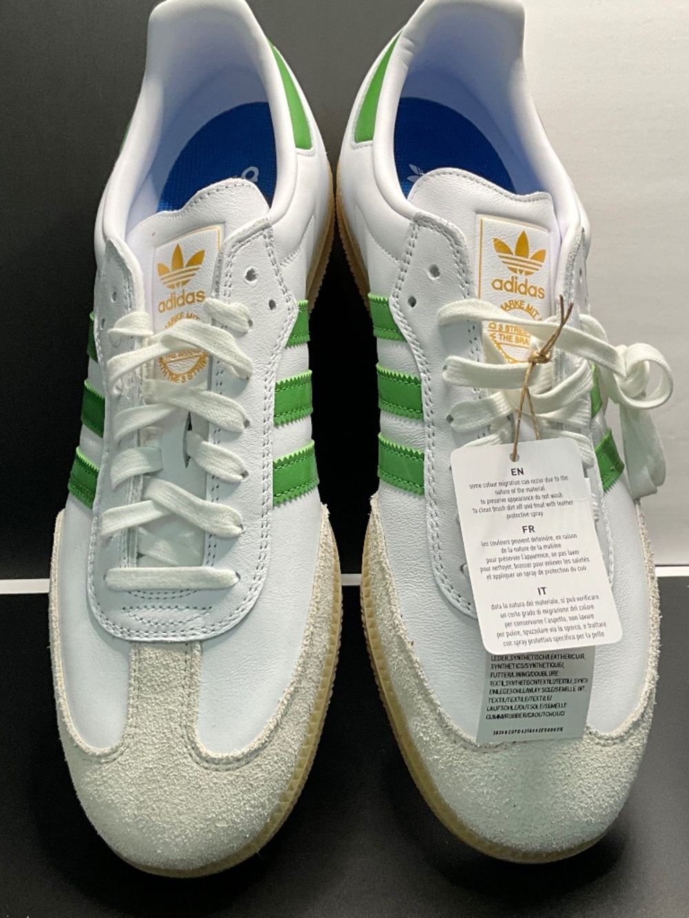 Adidas SAMBAS ADV Skateboarding. NEW With Tags/No Box. US Men’s 12 Green/White